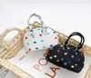 Barn handväskor koreanska mode små flickor prinsessor pursar gåvor småbarn baby mini messenger väskor klassiska tryck pu läder skal axel väska3238044
