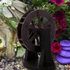 Figurine decorative in miniatura Feng Feng Shui Wheel Office PO Stand Tabletop Waterfall Plastic Sostituzione ruote