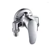 Bathroom Sink Faucets Zinc Alloy Surface-mounted Cold And Triangle Shower Mixer Faucet Water Heater
