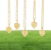 Fashion Gold Plated Heart Alphabet Initial Necklace For Women Letter Necklace Jewelry51228168712991