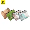 Portefeuilles rétro Patché Modèle de portefeuille masculin Hasp Pocket Short Zipper Coin Purse Femme Coue Creative Creative Gift