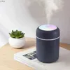 Humidifiers Fragrance Lamps 300ml Air Humidifier Portable Ultrasonic Colorful Cup Aroma Diffuser Cool Mist Maker USB Humidifier Purifier With Light For Car