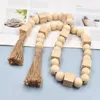 Decorative Figurines Wood Bead String For Decorating Living Room Bedroom Study Dangle Art Enthusiasts And Creative Individuals