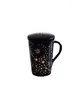 Tasses Gift Ceramic Cup Bone Chine Glazed Office Office Bureau Maison de grande capacité Tasse avec couverture