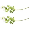 Decoratieve bloemen 2 pc's nep bloemen decor decoratie bruiloft kleine loulian kunstmatige realistische bloemen zijden zijden centerpieces