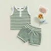 Kleidungssets 2PCs geborene Kind Jungen Sommer-Outfit