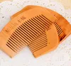 2021 WOOD COMB BEARD COMBカスタマイズされたコームレーザー刻まれた木製ヘアーコーム男性用LX74677611852430138