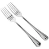 Ensembles de vaisselle Cross Sweet Sweet Gravated Fork Inoxyd Sainless Forks Table Varelle Couples Dîner Outils d'alimentation Cadeaux de Noël