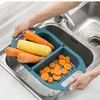 Składanie do przechowywania kuchennego kosza do mycia warzywowego Basenu do mycia warzyw sitwy owocowe gospodarstwa domowego narzędzie