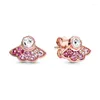 Stud Earrings Two-color Love Heart For Woman Classic Women's 2024 Trend Luxury Party Jewelry 32 Style Special Offer