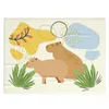 Cobertores Capybara Blanket Decoration Abstract e Minimal Portable Home Tampead
