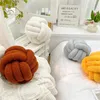 Cuscino annodati coreano a colori solidi peluche creativa rotonda round a forma di casa sedia per la decorazione per la casa gift