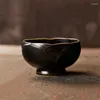 Tasses Saucers Porcelain Lotus Master tasse en céramique simple ménage tasse de thé créative couleur solide petit bol à thé cadeau