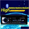 Araba Audio O MP3 Çalar Stereo Radyo BT 12V In-Dash 1 Din FM Aux Alıcı SD USB MMC WMA JSD-520 Bırakma Teslimat Otomobilleri Motosiklet DH0QZ