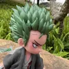 Action Toy Figures 14CM ONE PIECE Roronoa Zoro Action Figure Cartoon Doll Car Anime Model Decorations PVC Toy Gift