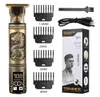 Hair Clipper Electric Razor Men Steel Head Shaver Gold with USB Styling Tools3411638