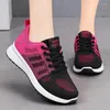 Casual Shoes 2024 Sports Women's Leisure Fashion Breathable Walking Mesh Flat Running Gym Vulcanized Single Sho
