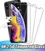 Tempered Glass Screen Protector For iphone 12 Mini XR XS Max X 8 7 Plus no wips Without Package8062522