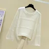 Women's Sweaters Sweater With Thin Collar And Hollow Bottom In Spring 2024