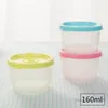 Storage Bottles 3 Pcs Small Plastic Box Round Canteen Sample Supplementary Containers 160ml