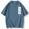 Pure katoenen bovenste kleding 2024 Zomer nieuwe hoofdpromotie heren oversized ronde ronde nek korte mouwen t-shirt cm06-p15