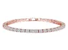 Una fila tre file piene di bracciali zirconi diamanti cristalli di Swarovskis Fashion Ladies Regali del bracciale Bracciale di Natale204O5564050