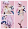 Anime Sexy Girls Figure Super o White Cat Ver. PVC Action Figure Collectible Model Sexy Adult Cast Off Toys Doll Gift 27cm Q05225705604