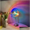 Table Lamps Usb Bauhaus Lamp Diy Romantic Love Light And Shadow Desk Wedding Creative Projection Bedroom Mood Drop Delivery Dhdzp