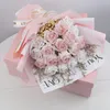 Dekorativa blommor 18st Creative Scented Artificial Soap Rose Bouquet Gift Valentine's Day Birthday Bridal Wedding Decoration