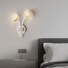 Wandlampe Persönlichkeit Wohnzimmer Haushalt Licht Nordisches Studium Schlafzimmer Nachtlampen moderne einfache Hintergrundleitungsvorrichtungen