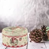 Opslagflessen kerstkoker koekje tin candy koekjes behandel doos kleine cadeaubus kerstfeest gunst