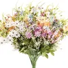 Dekorative Blumen Gänseblümchen Flores Arificiales Dekorakion Hochzeit Zeremonie Party Plastik Simulationspflanzen Hausgarten Bouquet Tischdekoration