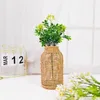 Vazen stro geweven glas droge bloem Japans creatief water gebaseerd planten huisdecoratie ornamenten