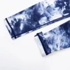 Active Pants Tie Dye Yoga Quick Drying Tight Fit Leggings Women High Waist Pant Athletic Look Render For Outdoor