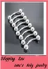 HOLSER PIERCING kroppsmycken 100pcslot mix 3 Size Steel Lip Ring Banana Ear Bar Eyebrow Jewelry5409622