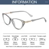 Solglasögon kattögonläsning Glasögon Kvinnor Män modeläsare Eyewear Unisex Presbyopic Dioptrar 1 1.5 2 2,5 3 3,5 4