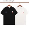 Men's T-Shirts mens basic t shirt womens designer double embroidered badge tshirts men s graphic tees summer tshirt C240413