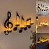 Bandlers Music Notes Not Wall Holder Art Decoration Decoration Iron Stand Drop