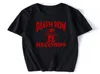 Death Row Records T Shirt Men High Quality Aesthetic Cool Vintage Hip Hop Tshirt Harajuku Streetwear Camisetas Hombre 2107145329817