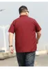 men 8XL 9XL shirts 10XL 7XL plus size big larger 5XL 6XL short sleeve summer dress plaid shirts casual navy blue 240329