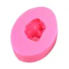 Stampi da forno da forno stampo di sapone in silicone per la preparazione di rosa fiore di fiori 3d fai da te a forma di torta fatta a mano Strumenti di silicio di silicio da zucchero