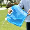 Vattenflaskor 5L Compappible Emergency Jug Container Bag fryserbar plastbärare Tank utomhus camping fällning