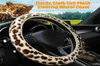 Elastico Fluffy volant peluche con stampa leopardo ruota ruota del volante per auto sul volante Accessorio Auto 3738 cm Universal9727798