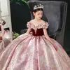 Noble Pink/Wine Jewel Girl's Pageant Dresses Girl's Girl's Birthday/Party Dresses Flower Girl Dresses Girls Overyda