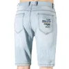 Sommer Kurzjeans Männer Bruce Hai Casual Fashion Herren Kleidung gerade Bein loser Stil Dehnung Jeans große Größe Blau 240410