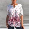 Blouses pour femmes T-shirt décontracté print été