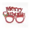 Güneş Gözlüğü Çerçeveleri Mutlu Noel Gözlükleri Çerçeve Noel Kardan Adam Ağacı Komik Parti Maskeleri Aksesuarlar Süsler Noel Dekorasyon Moda Kid Dhyj4