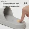 Slifori di massaggi da 32 cm di Uunta non slittati di grandi dimensioni Eva Slide interni da bagno Donne Leggero Scarpe da casa Sandali impermeabili Grigio 240410