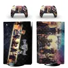 Autocollants Kingdom Hearts PS5 Discy Disc Edition Skin Sticker Sticker Decal Cover pour Playstation 5 Console et 2 Controchers PS5 Skin Sticker