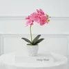 Decorative Flowers Artificial Flower Phalaenopsis Bonsai Plant Home Decoration Wedding Display